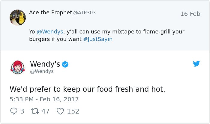 Wendy's Twitter page has become known for its savagery.